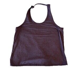 Lululemon Reach Tank Split Back Wrap Front Plum Purple Womens Size 8